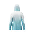 Salt Skins Men's Performance Hoodie Blue Sky Water Camo Side Vent Performance Hoodie
