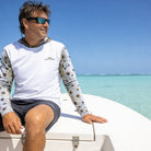 Salt Skins Men's Performance Hoodie Corvina Pintada Captains Series II Men's Ultimate Performance Long Sleeve Fishing Shirt