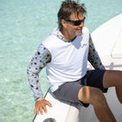 Salt Skins Men's Performance Hoodie Corvina Pintada Captains Series II Men's Ultimate Performance Long Sleeve Fishing Shirt