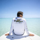 Salt Skins Men's Performance Hoodie Corvina Pintada Captains Series II Men's Ultimate Performance Long Sleeve Fishing Shirt