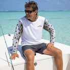 Salt Skins Men's Performance Hoodie Corvina Pintada Captains Series II Men's Ultimate Performance Long Sleeve Fishing Shirt