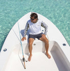 Salt Skins Men's Performance Hoodie Corvina Pintada Captains Series II Men's Ultimate Performance Long Sleeve Fishing Shirt