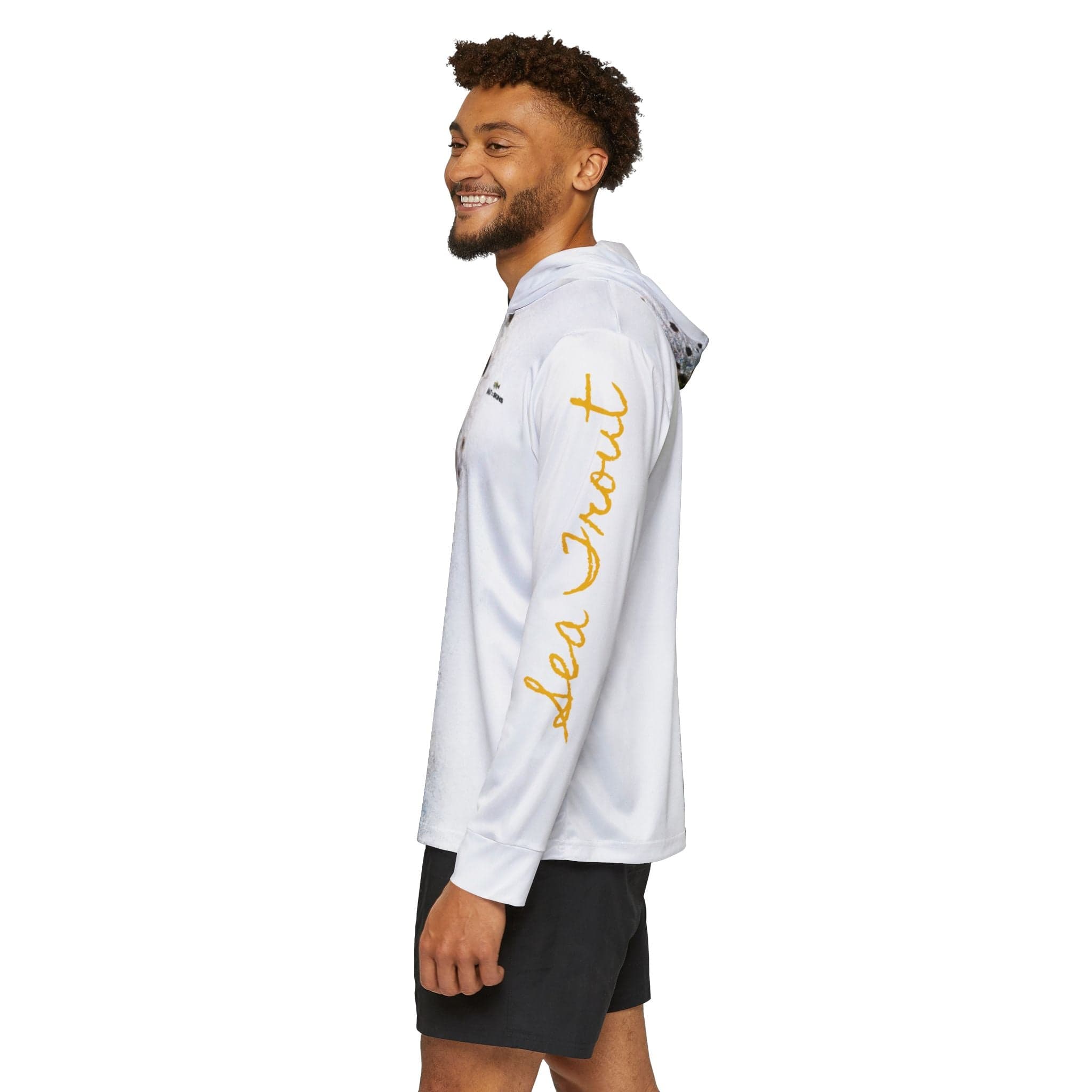 Salt Skins Men's Performance Hoodie Corvina Pintada Captains Series - The Ultimate Performance Men's Long Sleeve Fishing Shirt