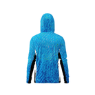 Salt Skins Men's Performance Hoodie Flats Blue Water Camo Side Vent Performance Hoodie