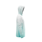 Salt Skins Men's Performance Hoodie Green Sky Water Camo Side Vent Performance Hoodie