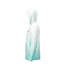Salt Skins Men's Performance Hoodie Green Sky Water Camo Side Vent Performance Hoodie