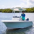 Salt Skins Men's Performance Hoodie Mahi Blue Ice Captains Series Men's Ultimate Performance Long Sleeve Fishing Shirt