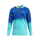 Salt Skins Men's Performance Hoodie Mahi Blue Ice Men's Long Sleeve Performance Fishing Shirt (Copy)