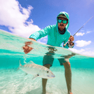 Salt Skins Men's Performance Hoodie Mingy Snapper Captains Series Men's Ultimate Performance Long Sleeve Fishing Shirt