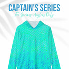 Salt Skins Men's Performance Hoodie Mingy Snapper Captains Series - The Ultimate Performance Men's Long Sleeve Fishing Shirt