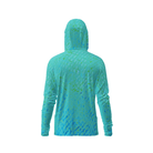 Salt Skins Men's Performance Hoodie Mingy Water Camo Side Vent Performance Hoodie