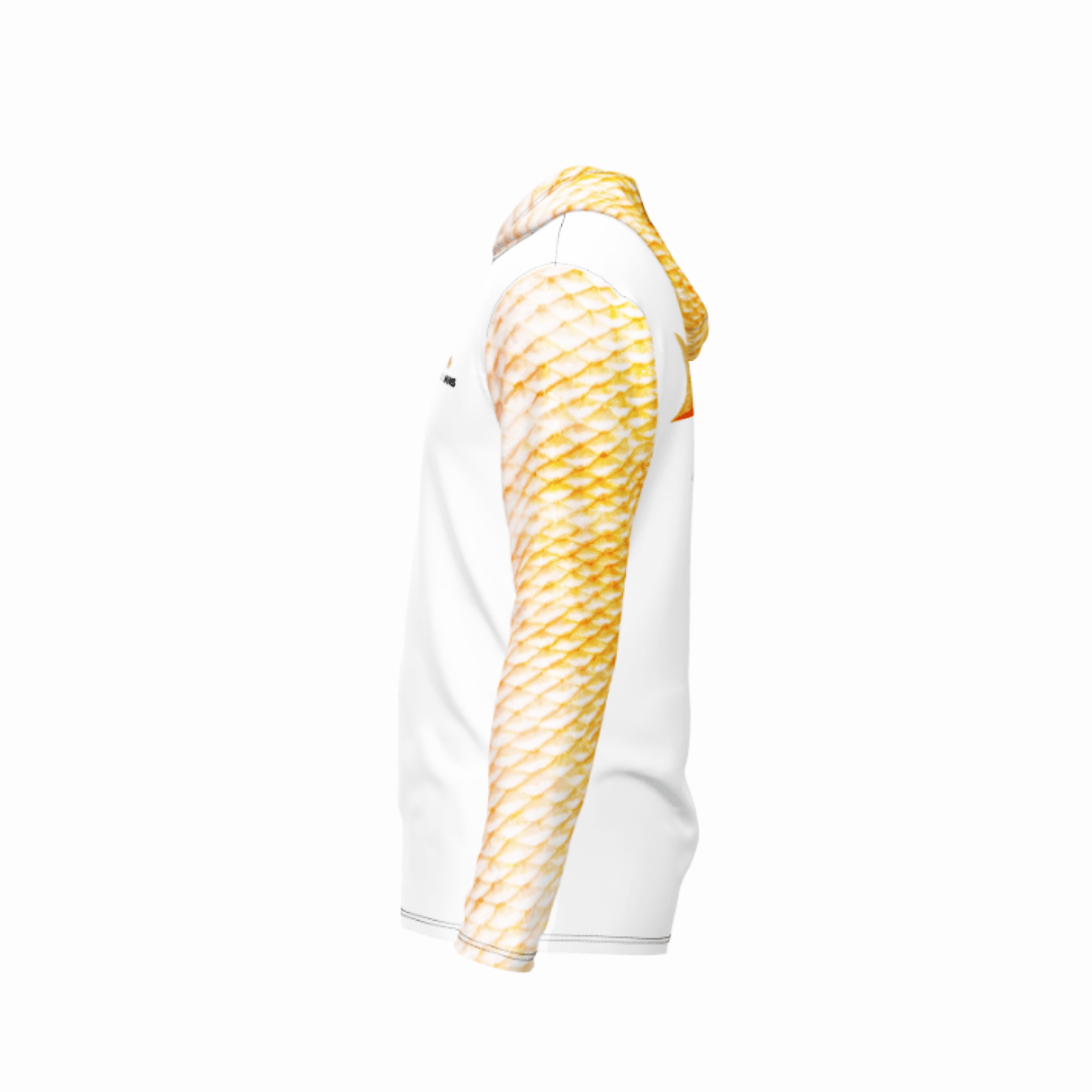 Salt Skins Men's Performance Hoodie Mutton Snapper Men's Long Sleeve Performance Fishing Shirt