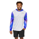 Salt Skins Men's Performance Hoodie Parrot Reef Dweller  2 - The Ultimate Performance Men's Long Sleeve Fishing Shirt