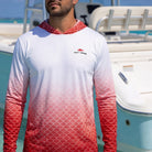 Salt Skins Men's Performance Hoodie Red Snapper Captains Series II Men's Ultimate Performance Long Sleeve Fishing Shirt