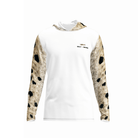 Salt Skins Men's Performance Hoodie Sandstone / S Redfish "Grey" Men's Long Sleeve Performance Fishing Shirt