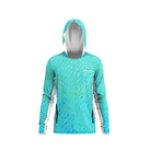 Salt Skins Men's Performance Hoodie Sea Foam Green / S Mingy Snapper Side Vent Hoodie With Pockets