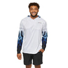 Salt Skins Men's Performance Hoodie Spanish Mackerel II - The Ultimate Performance Men's Long Sleeve Fishing Shirt