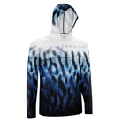 Salt Skins Men's Performance Hoodie Spanish Mackerel Storm Men's Long Sleeve Sun Protection Hoodie