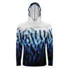 Salt Skins Men's Performance Hoodie Spanish Mackerel Storm Men's Long Sleeve Sun Protection Hoodie