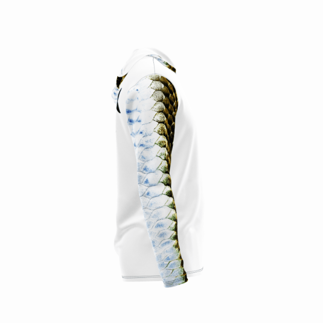 Salt Skins Men's Performance Hoodie The Silver King Tarpon Men's Long Sleeve Performance Fishing Shirt (Copy) (Copy)