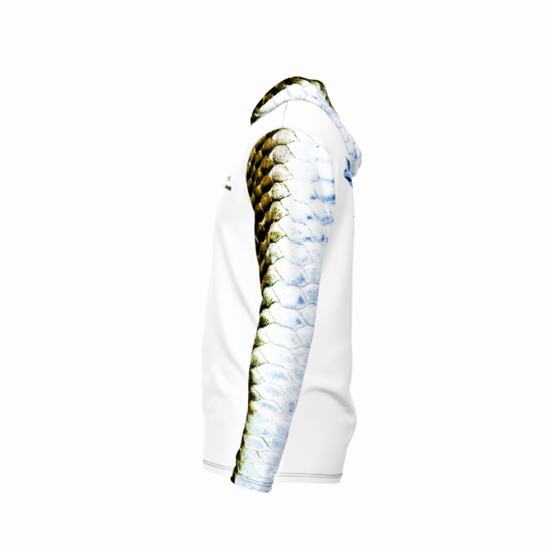 Salt Skins Men's Performance Hoodie The Silver King Tarpon Men's Long Sleeve Performance Fishing Shirt (Copy) (Copy)