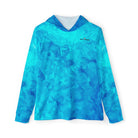 Salt Skins Men's Performance Hoodie XS / Aqua Blue Reef Water Florida Keys - The Ultimate Performance Men's Long Sleeve Fishing Shirt