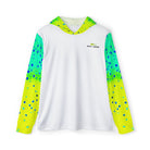 Salt Skins Men's Performance Hoodie XS / Green & Yellow New Mahi Turquoise Captains Series - The Ultimate Performance Men's Long Sleeve Fishing Shirt