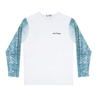 Salt Skins Men's Performance Shirt Live Bait Needed Long Sleeve Men's Fishing Shirt Steel Blue