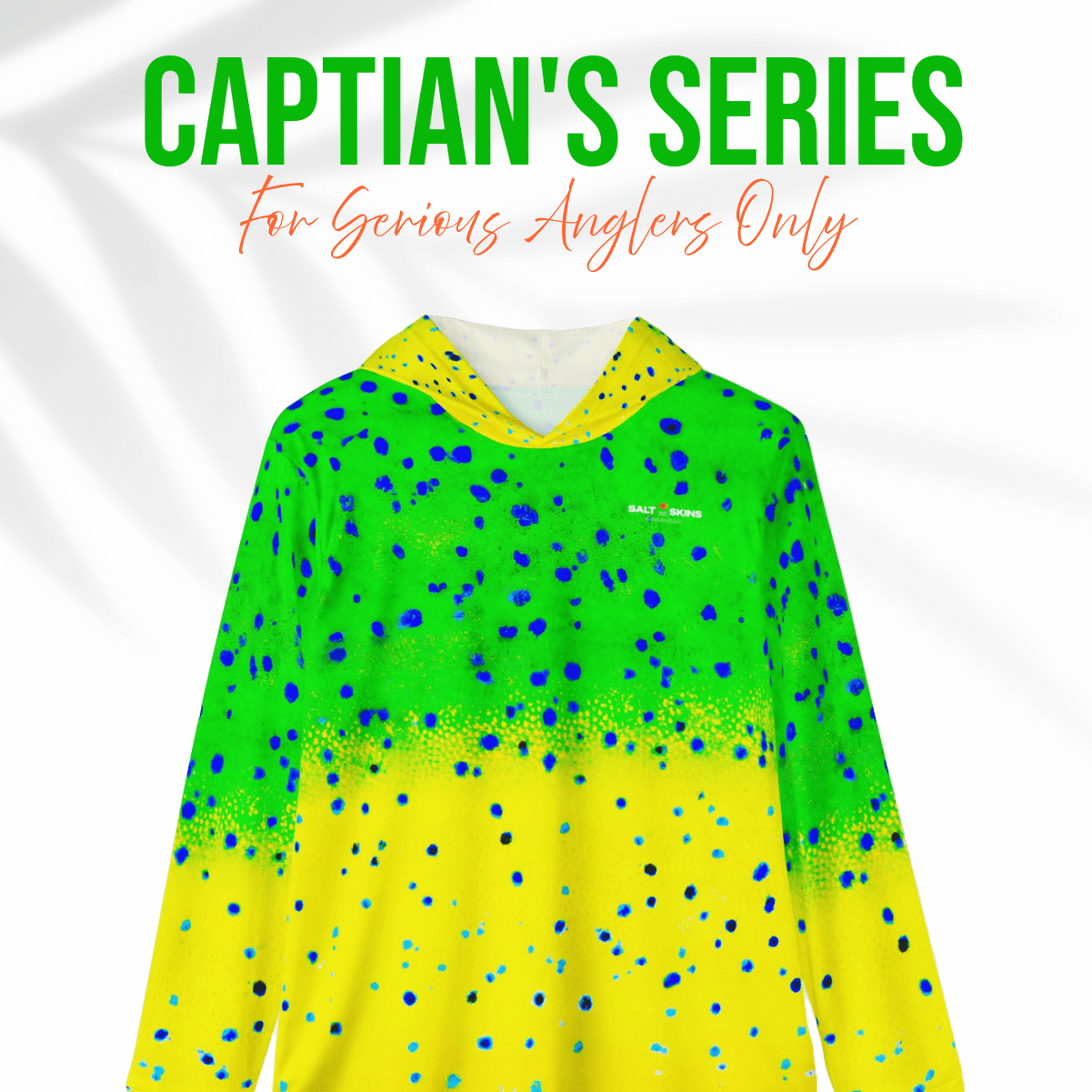 Salt Skins Men's Performance Shirt Mahi Captains Series - The Ultimate Performance Men's Long Sleeve Fishing Shirt