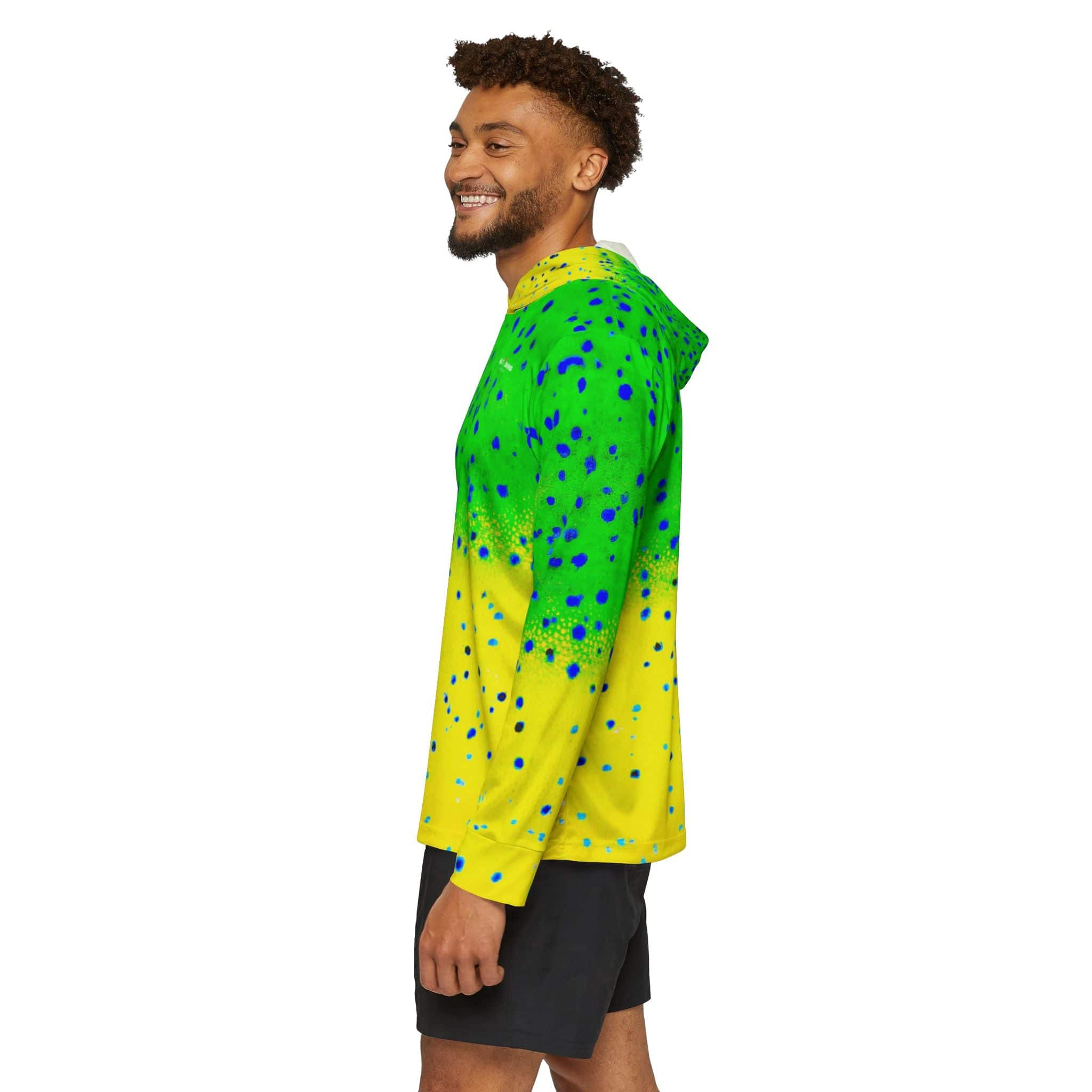 Salt Skins Men's Performance Shirt Mahi Captains Series - The Ultimate Performance Men's Long Sleeve Fishing Shirt