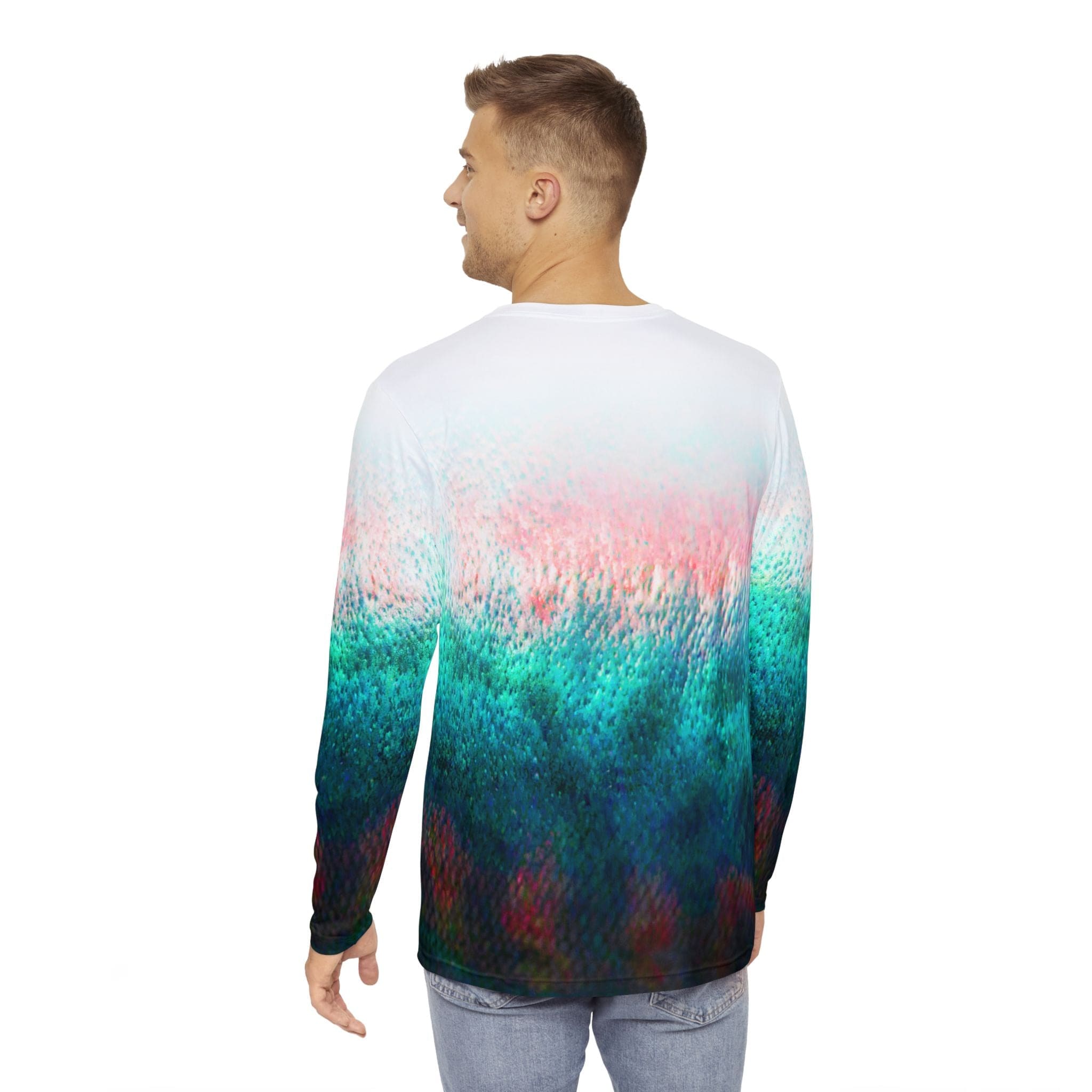 Salt Skins Men's Performance Shirt Men's Mackerel Long-Sleeve Shirt
