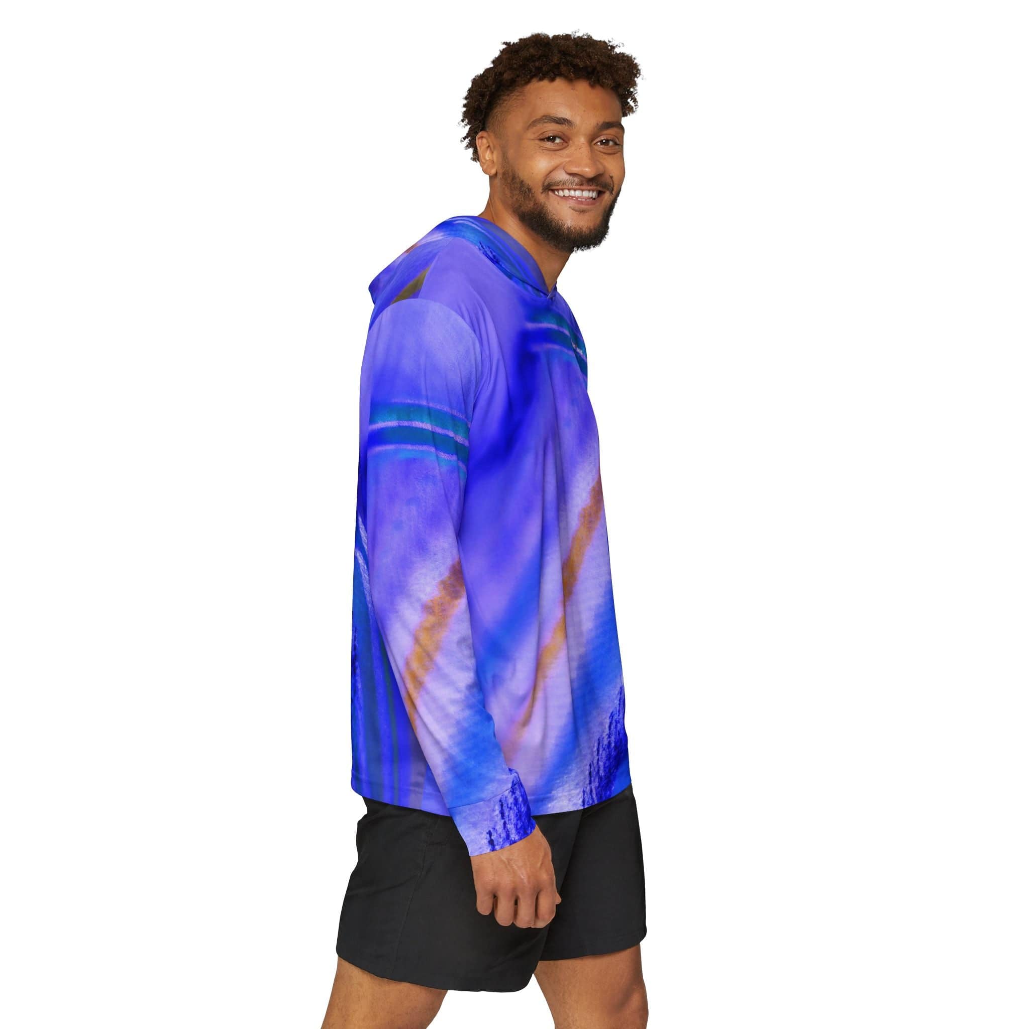 Salt Skins Men's Performance Shirt Parrot Reef Dweller - The Ultimate Performance Men's Long Sleeve Fishing Shirt
