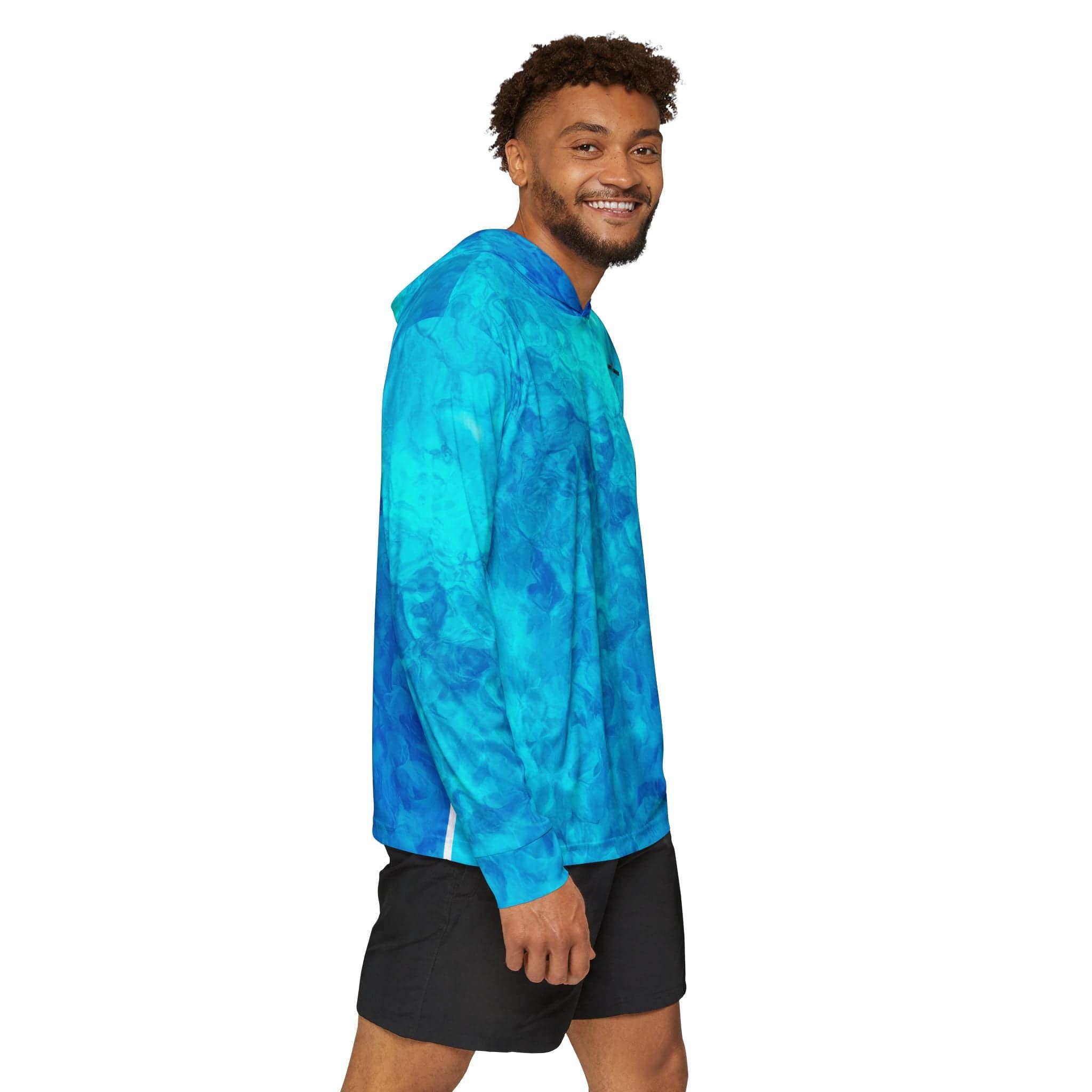 Salt Skins Men's Performance Shirt Reef Water Florida Keys - The Ultimate Performance Men's Long Sleeve Fishing Shirt