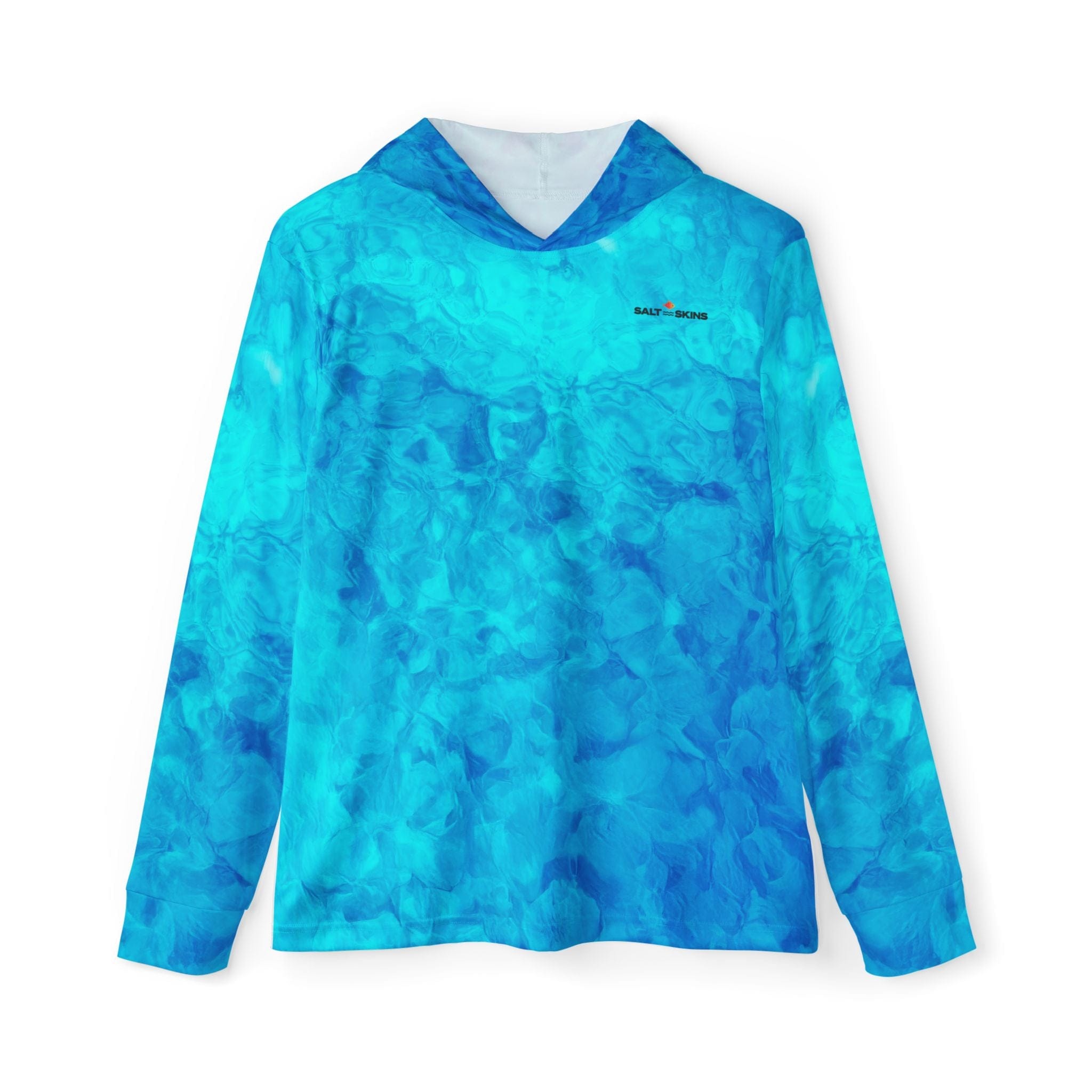 Salt Skins Men's Performance Shirt Reef Water Florida Keys - The Ultimate Performance Men's Long Sleeve Fishing Shirt