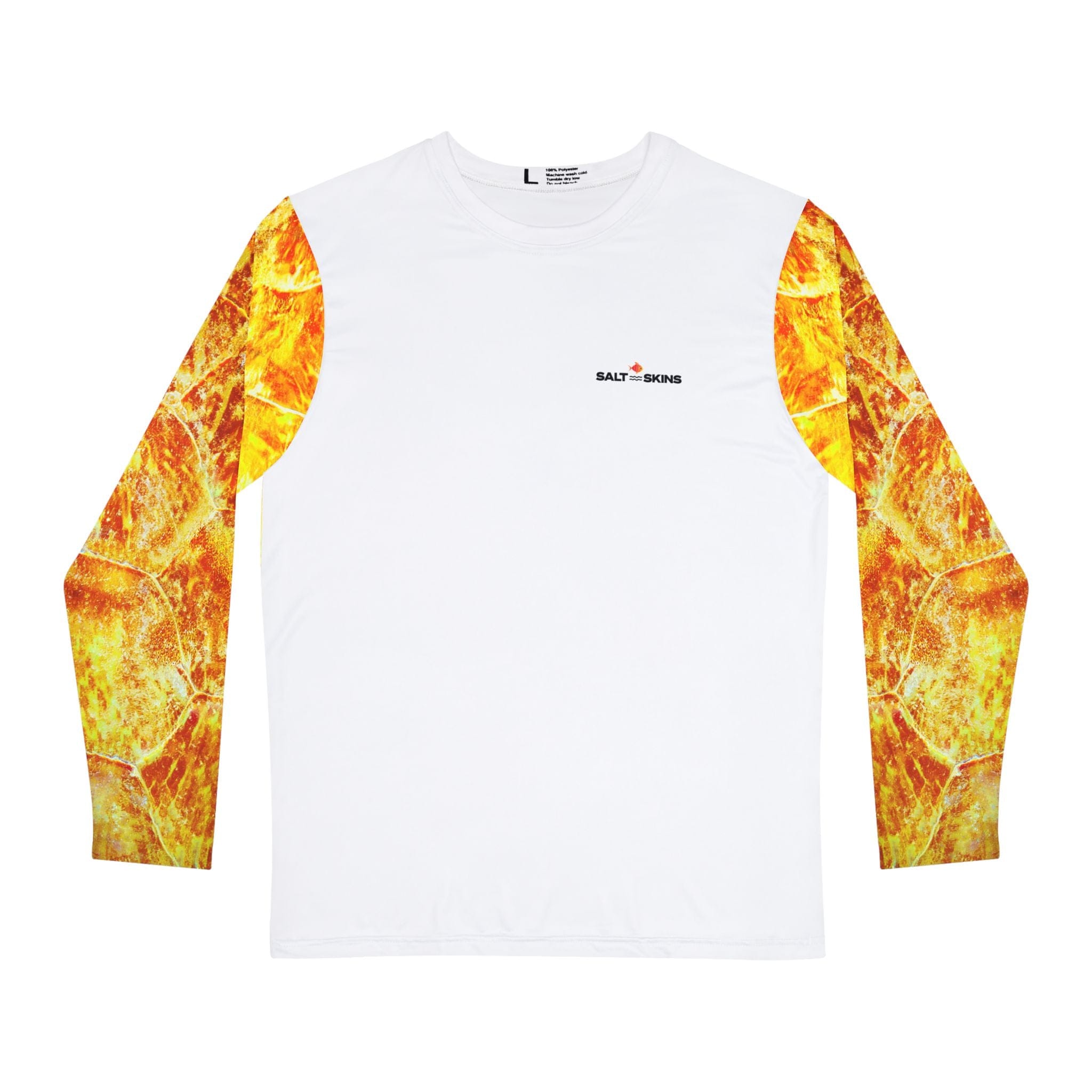 Salt Skins Men's Performance Shirt Sea Turtle Long Sleeve Men's Fishing Shirt