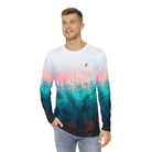 Salt Skins Men's Performance Shirt XS / Pink Men's Mackerel Long-Sleeve Shirt