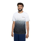 Salt Skins Men's Performance T-Shirt Black Salmon Men's Short Sleeve Performance Fishing Shirt