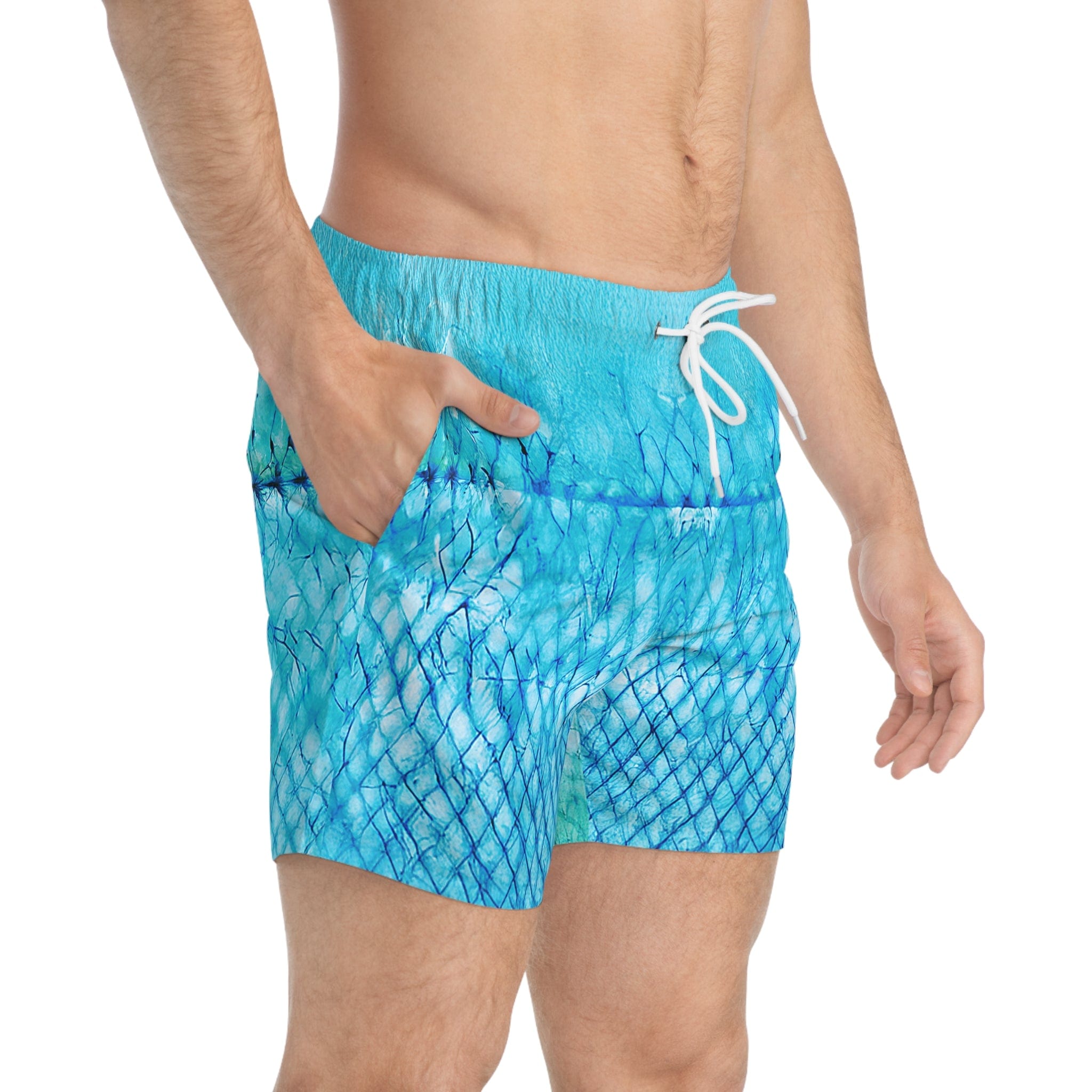Salt Skins Men's Swim Shorts Sea Striker Men's Mackerel Pattern Swim Shorts