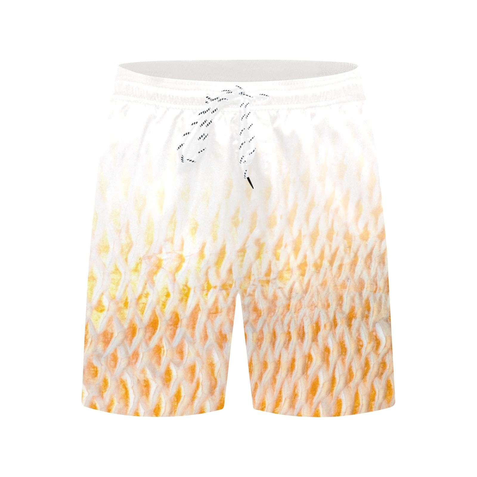 Salt Skins Men's Swim Shorts White Current Men's Mid-Length Swim Shorts