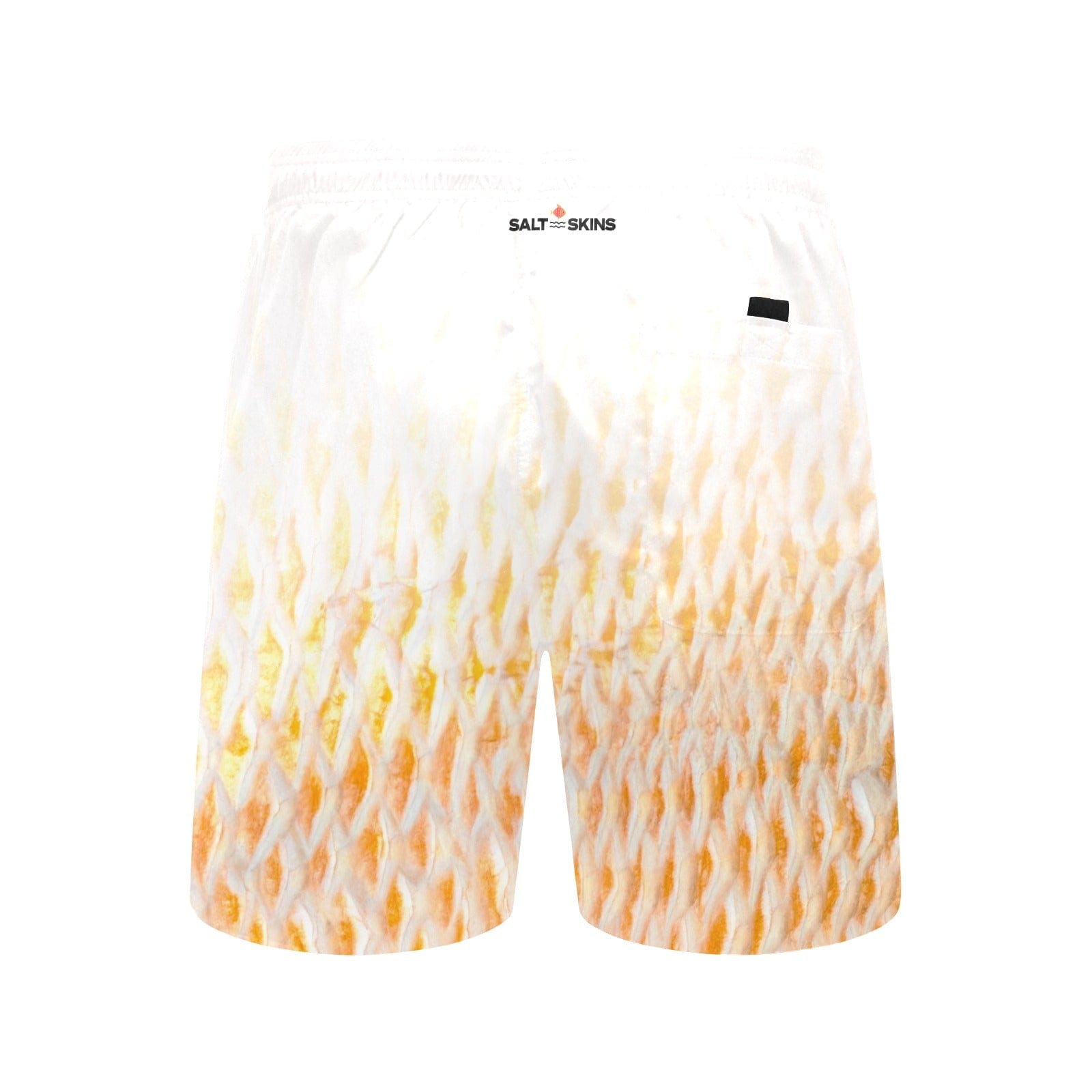 Salt Skins Men's Swim Shorts White Current Men's Mid-Length Swim Shorts