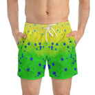 Salt Skins Men's Swim Shorts XS / Bright Green Sea Striker Men's Dorado Pattern Swim Shorts