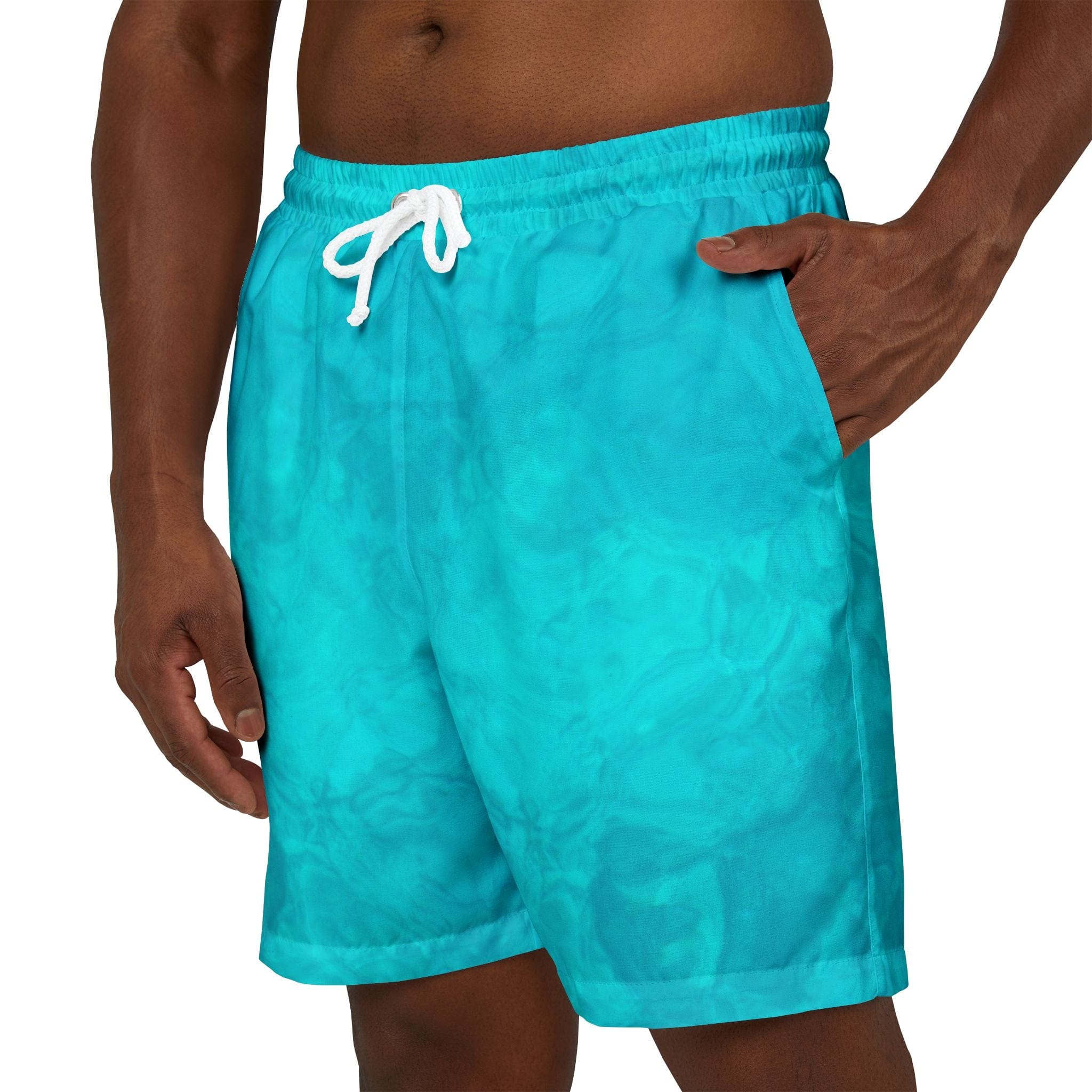 Salt Skins Men's Swimshorts Men's Aqua Wave Swim Shorts - Relaxed Beachwear for Summer Fun