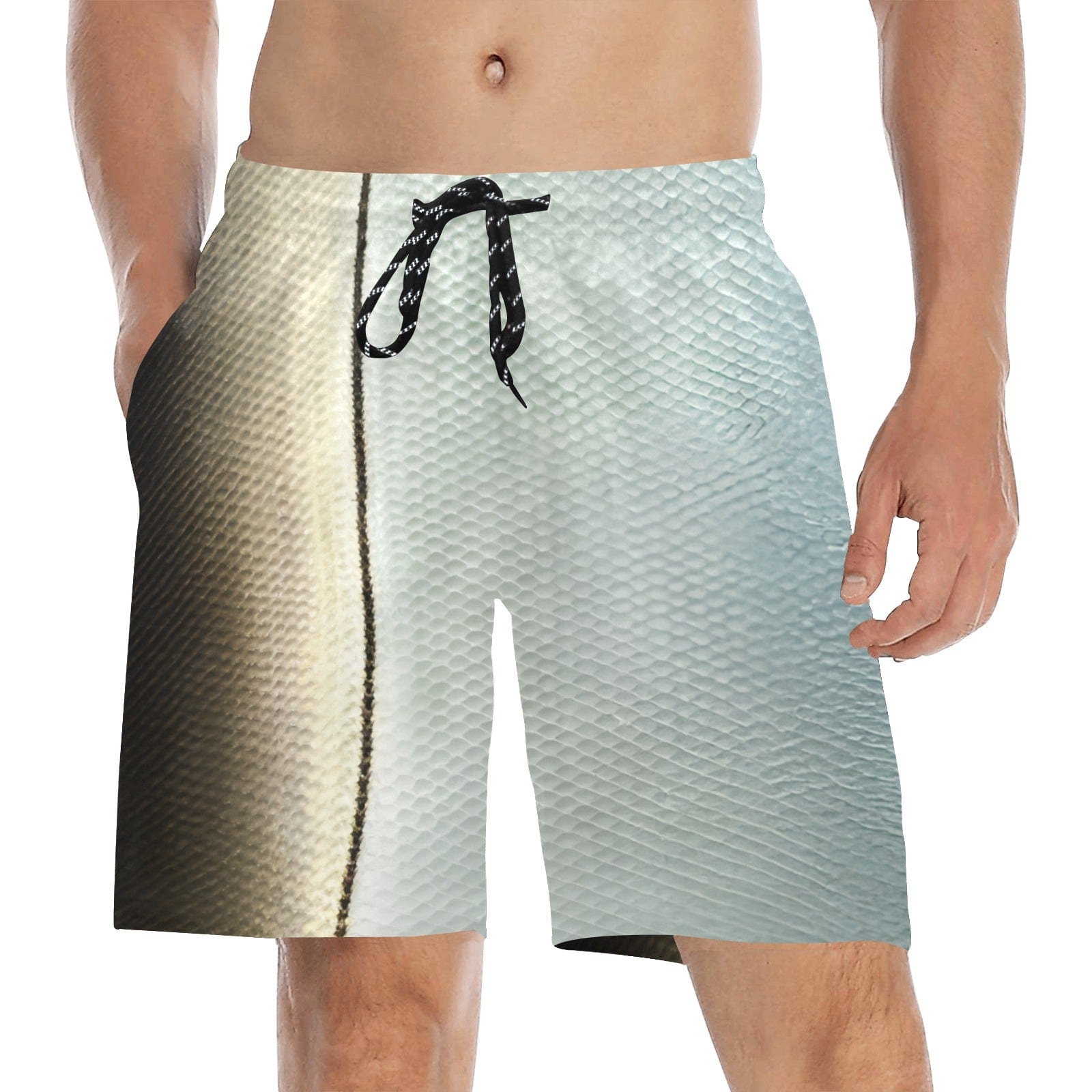 Salt Skins Men's Swimshorts XS / Silver Snook Patrol Men's Mid-Length Swim Shorts