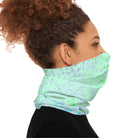 Salt Skins Neck Gaiter Salty Green Sky Series - Lightweight Neck Gaiter