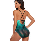 Salt Skins One-Piece Women's Swimsuit Emerald Cascade Women's One Piece Swimsuit