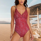 Salt Skins One-Piece Women's Swimsuit S / Red Kinmedai Women's One Piece Swimsuit