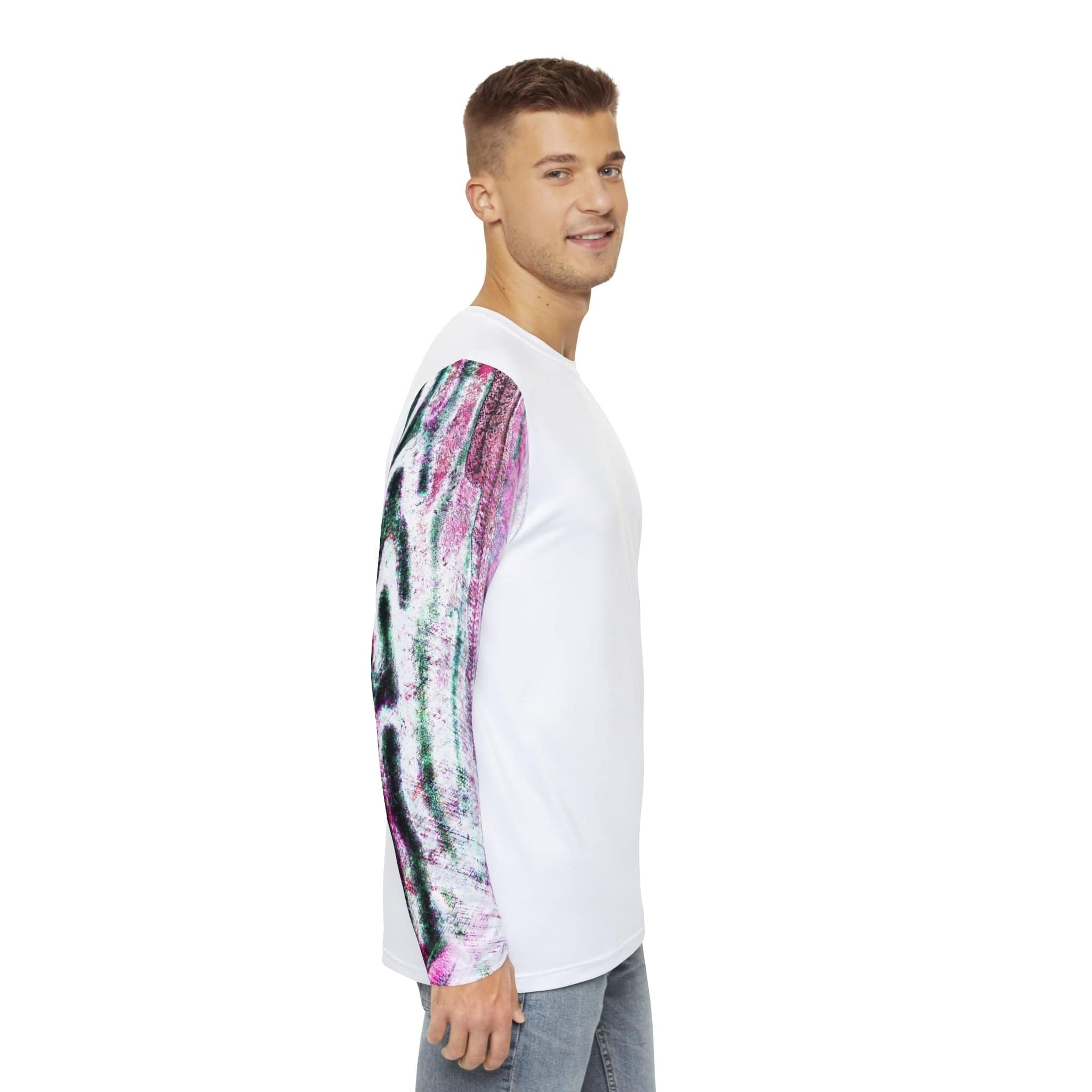 Salt Skins Performance Shirt Barracuda Long Sleeve Men's Shirt Fishing Performance Purple