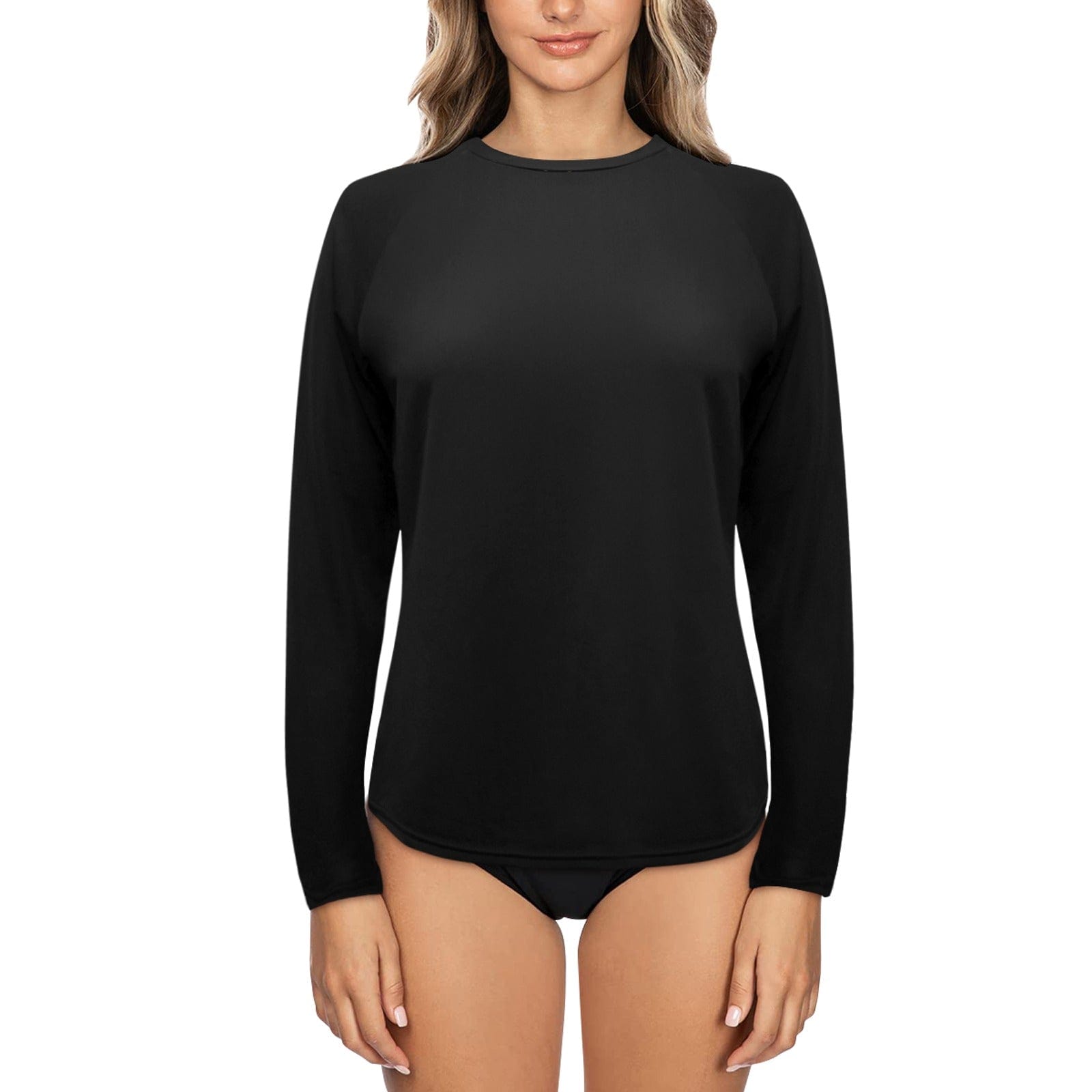 Salt Skins Rash Guard Swim Shirt Black / S Black Sea Women's Long Sleeve Swim Shirt