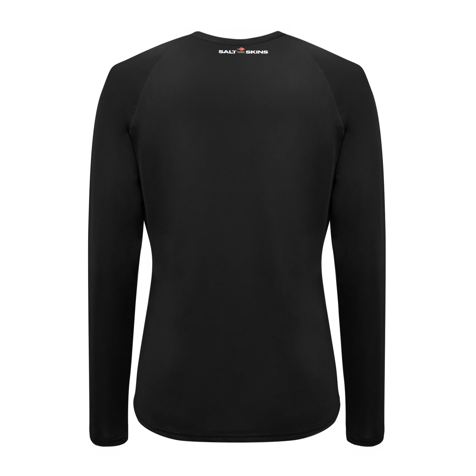 Salt Skins Rash Guard Swim Shirt Black Sea Women's Long Sleeve Swim Shirt
