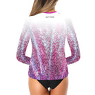 Salt Skins Rash Guard Swim Shirt Purple Rain Women's Long Sleeve Swim Shirt